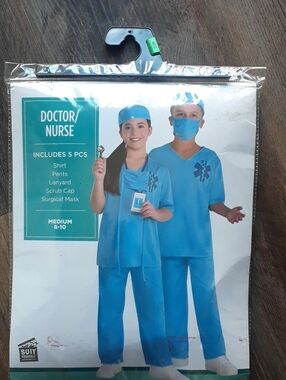 Doctor/Nurse Kids Costume Set - Blue
